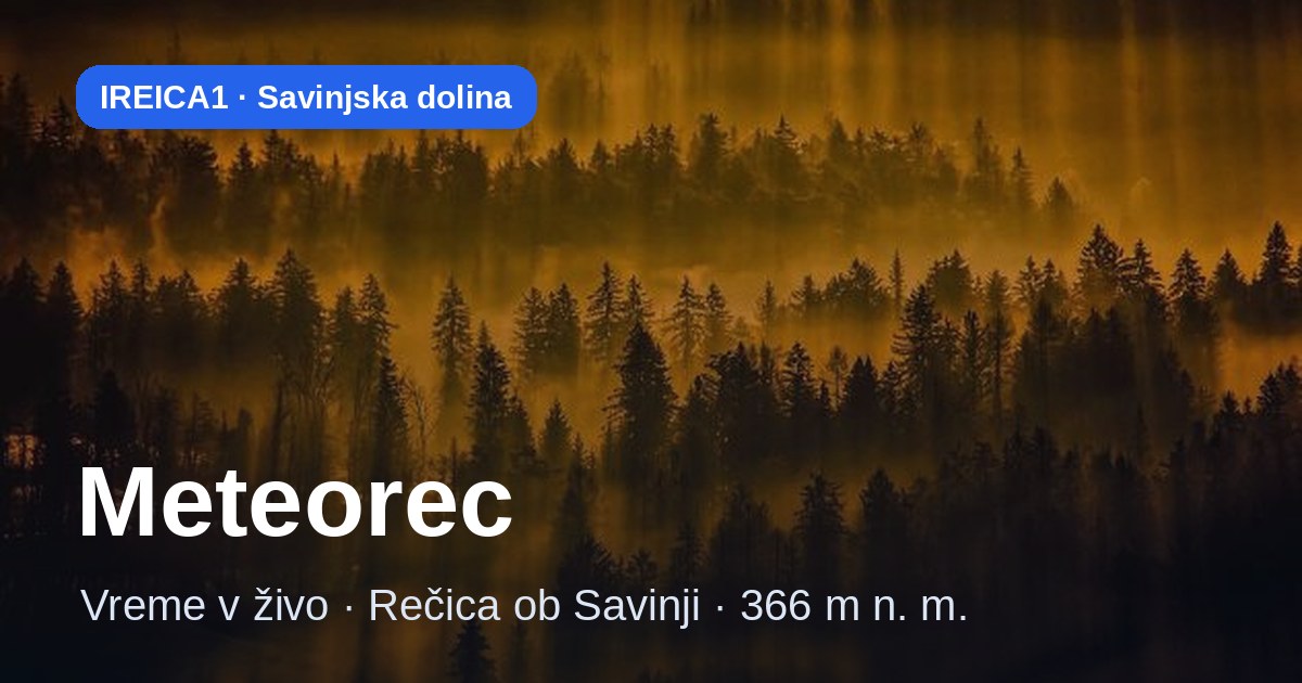 ARSO oranžno opozorilo — požarna ogroženost: kaj to pomeni za Zgornjo Savinjsko dolino