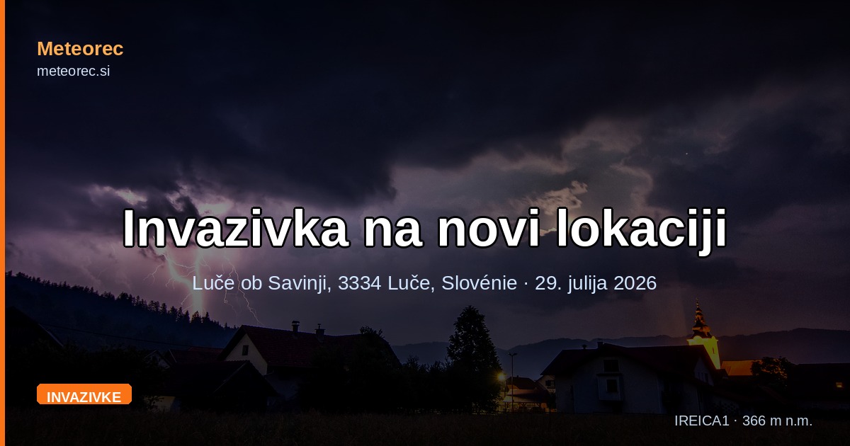 Invazivka na novi lokaciji: Japonski dresnik pri Luče ob Savinji, 3334 Luče, Slovénie